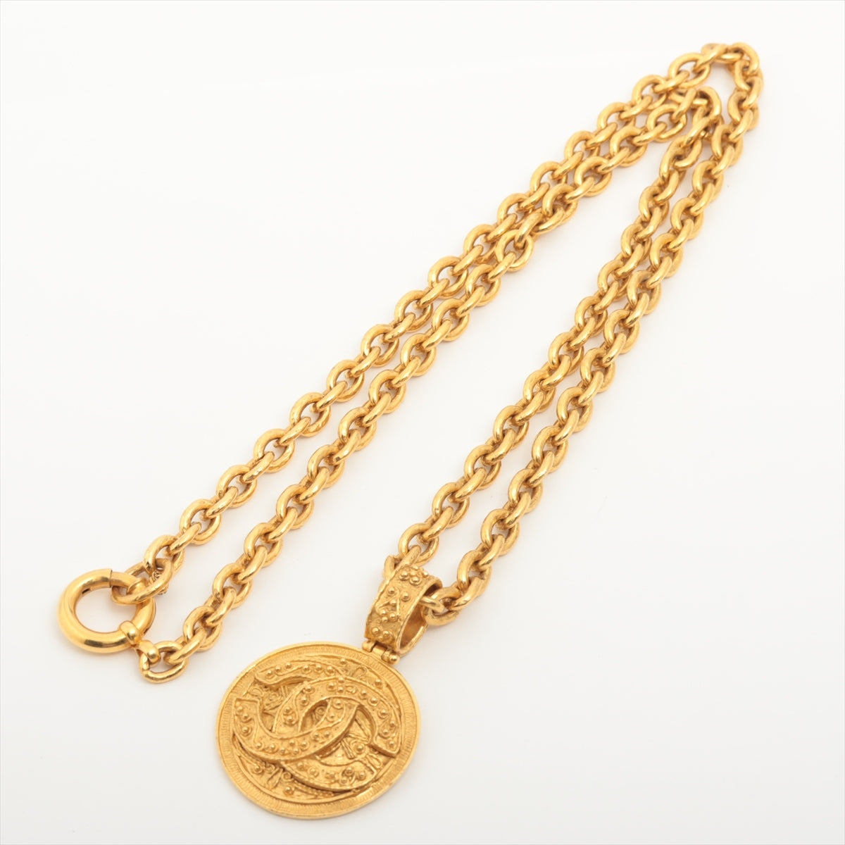 Chanel Coco Mark 94A Necklace GP Gold
