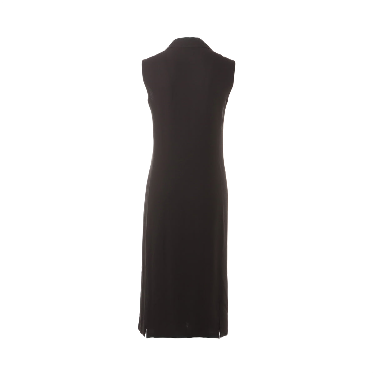 Hermès Margiela Silk Sleeveless dress 34 Ladies' Black  Has a star mark