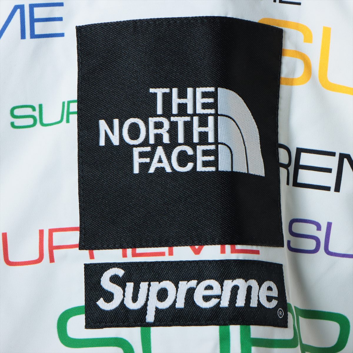 SUPREME × THE NORTH FACE 21AW Polyester & nylon Mountain hoodie M Men's White  NP52102I