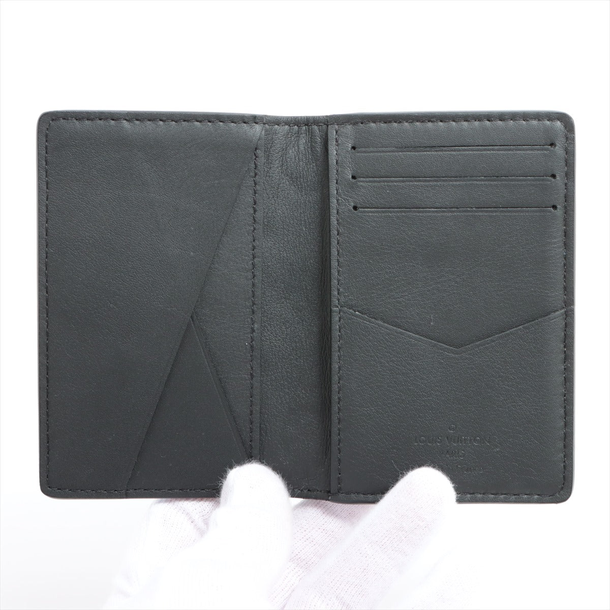 Louis Vuitton Monogram Shadow Organizer de Poche M69044 Noir Card case