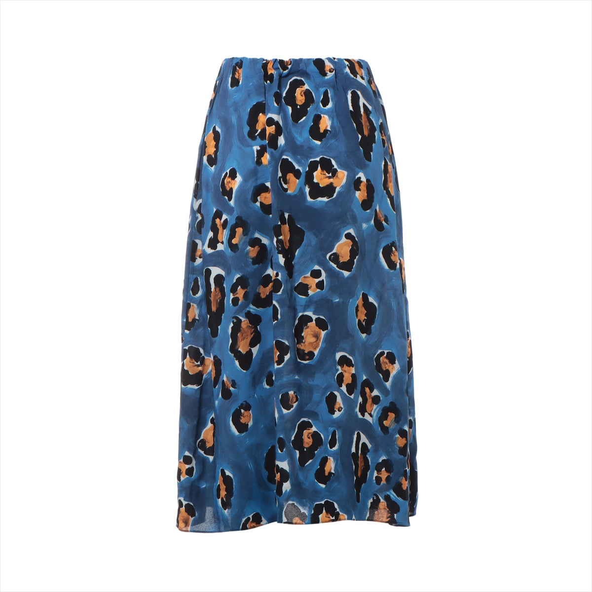 Marni 22AW Rayon Skirt 36 Ladies' Blue  GOMA0482A0 wild bad Print