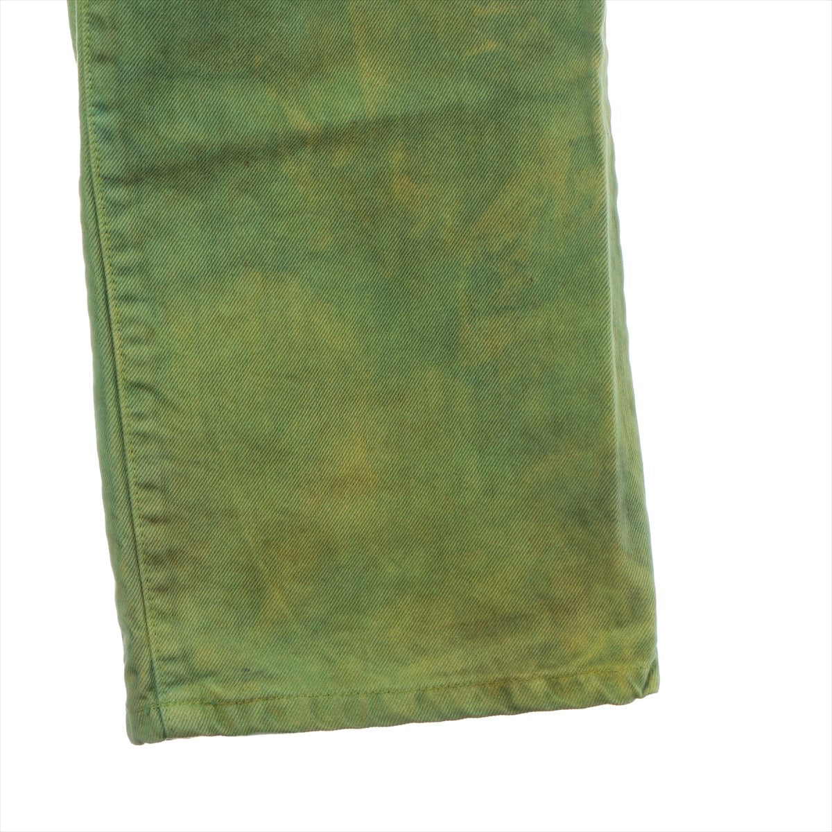 Stüssy Cotton Denim pants 30 Men's Green  WONDERLAND HAND-DYED BIG OL' JEANS