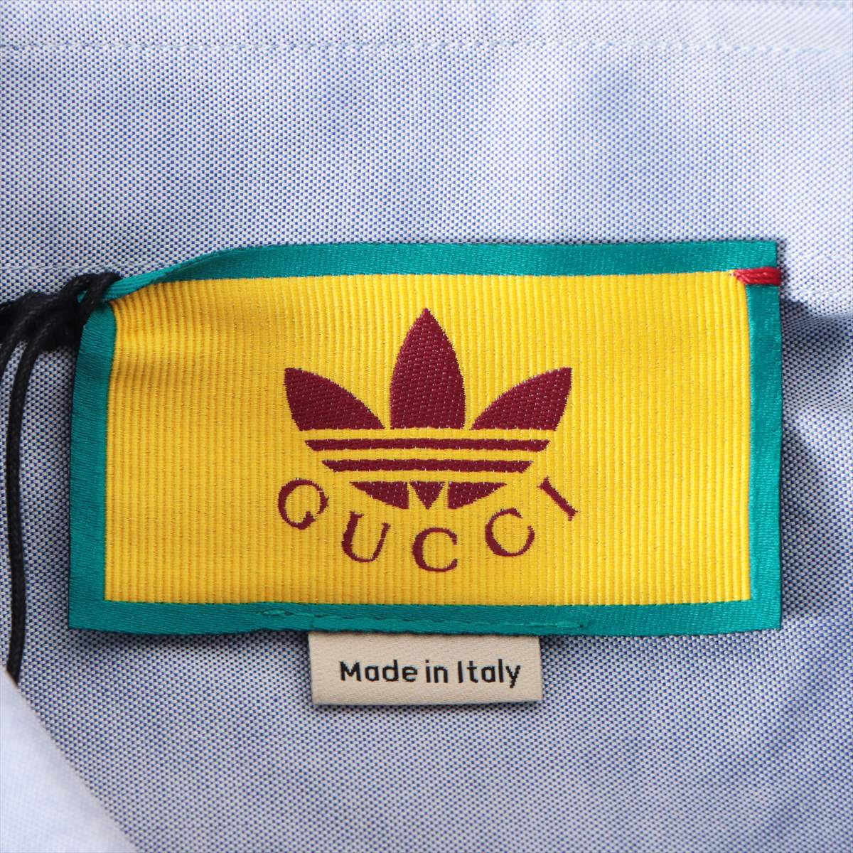 Gucci x adidas Cotton Shirt 52 Men's Blue  701360
