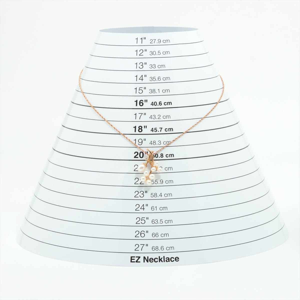 TASAKI Pearl diamond Necklace K18(YG) 5.6g 0.03 No chain brand engraved