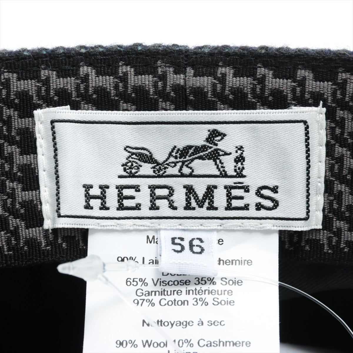 Hermès Serie Newsboy cap 56 Wool & cashmere Grey