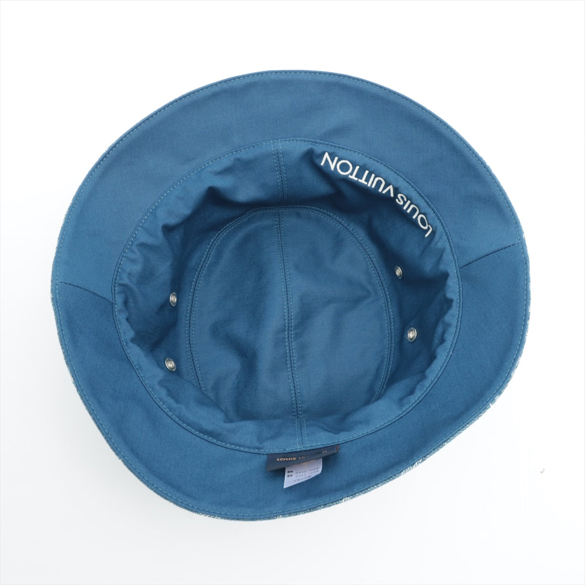 Louis Vuitton Bonnet Monogram Essential TO0262 Hat 62 Cotton Blue M78774