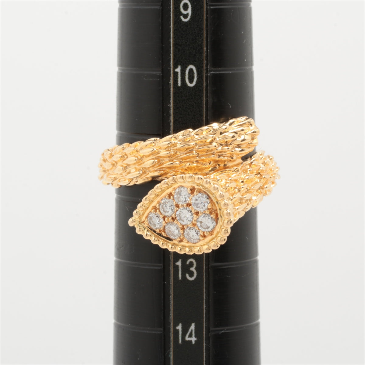 Boucheron Serpent Bohème diamond rings 750(YG) 7.0g 52