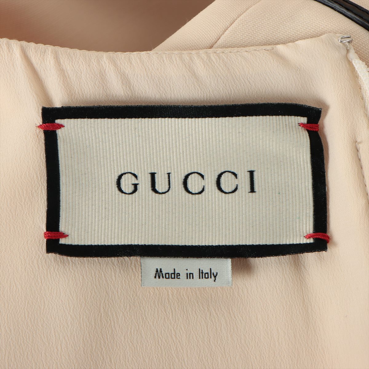 Gucci Wool & silk Sleeveless dress 40 Ladies' Ivory  622982