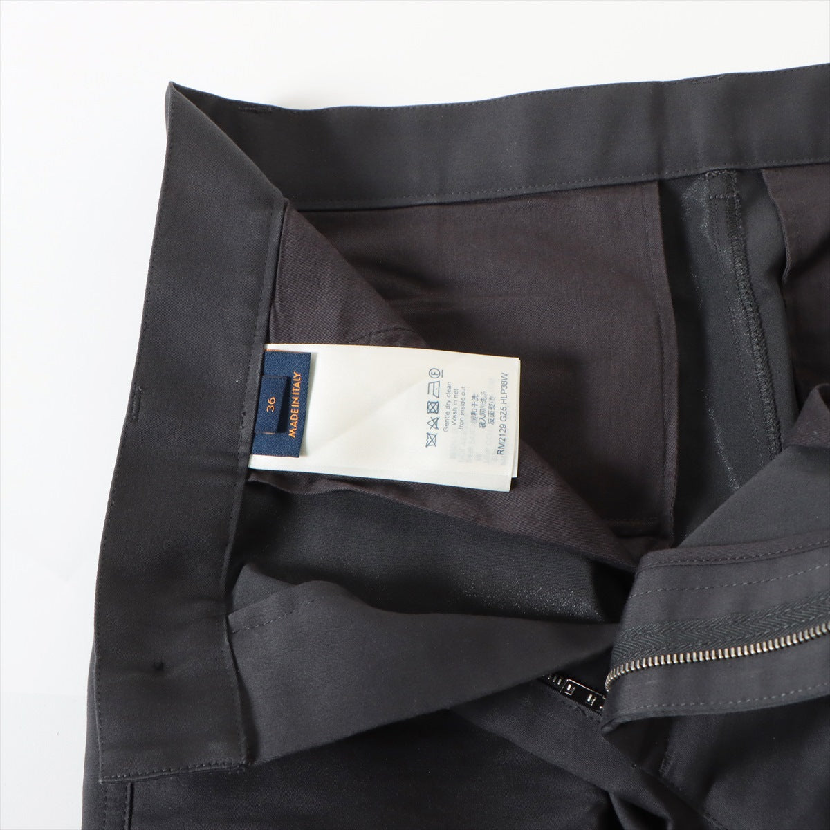 Louis Vuitton 21AW Cotton & polyester Cargo pants 36 Men's Grey  RM2129 Damier buttons