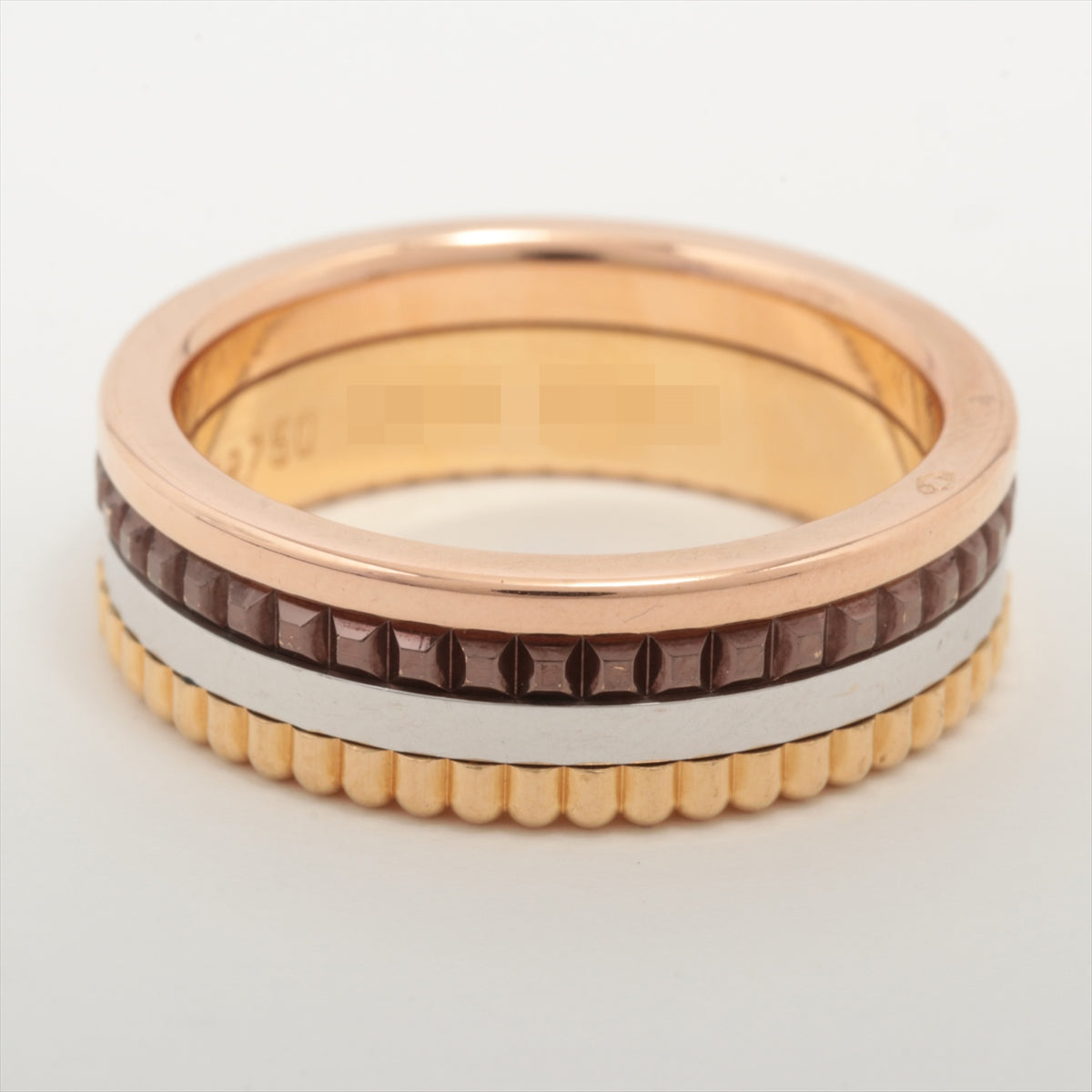 Boucheron Quatre Classic small rings 750(YG×PG×WG) 12.5g 59