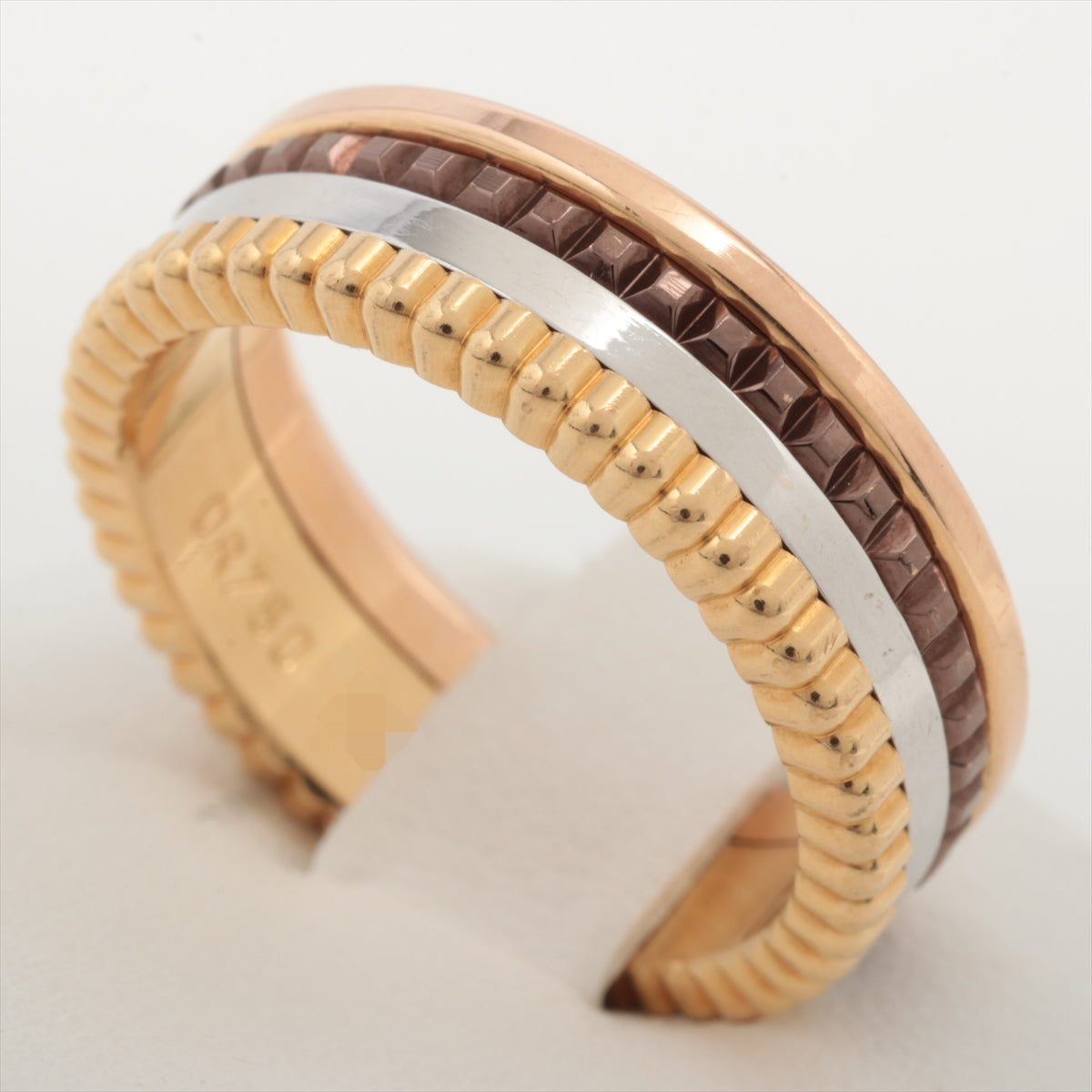 Boucheron Quatre Classic small rings 750(YG×PG×WG) 12.5g 59
