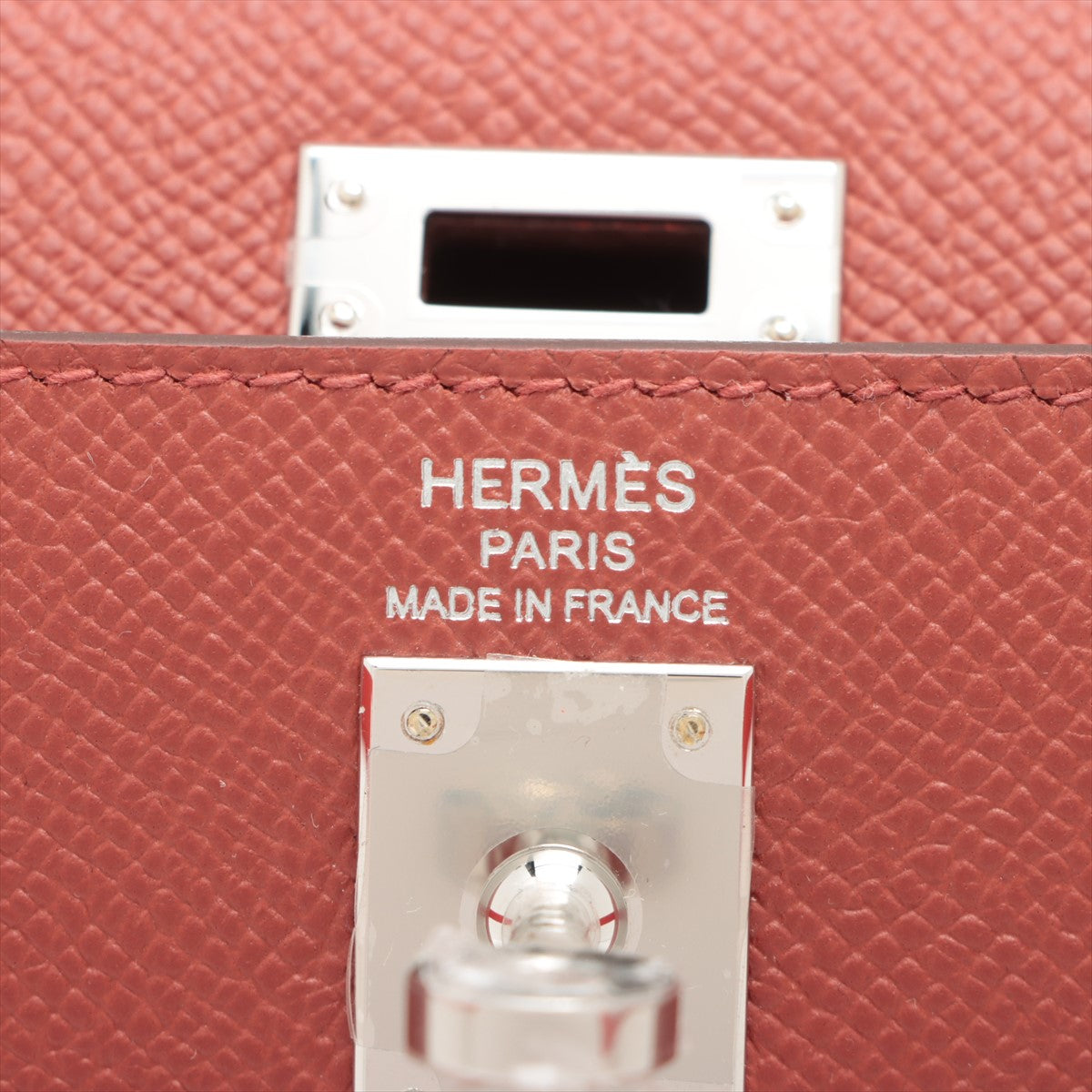 Hermès Kelly 25 Veau Epsom ROUGE VENETIAN X ROSE TX X ROUGE SERIE Silver Metal fittings U: 2022