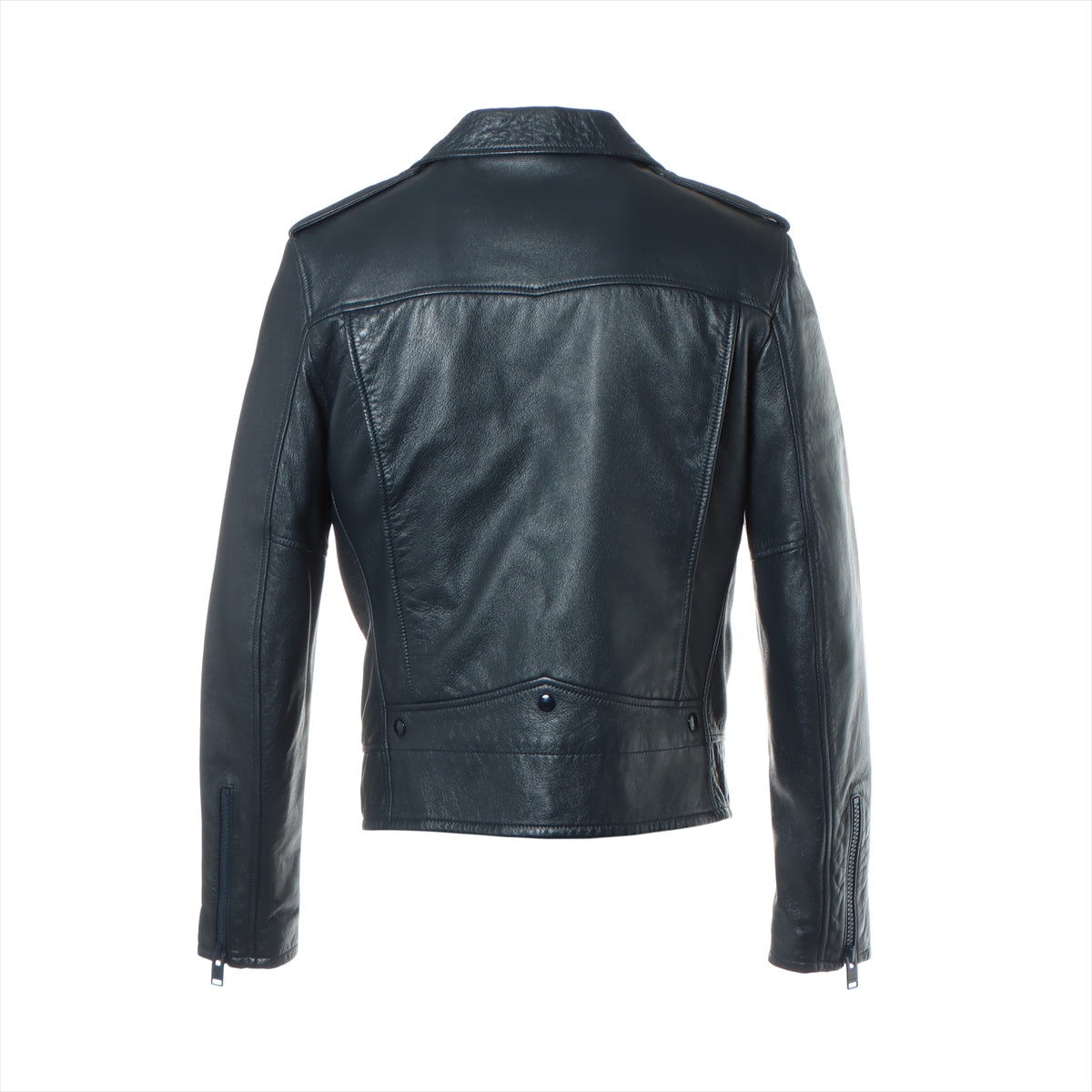 Saint Laurent Paris 16 years Ram Leather jacket 50 Men's Blue  442929 classic motorcycles