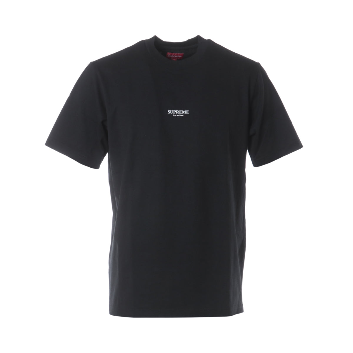 Supreme Cotton T-shirt S Men's Black  FIRST AND BEST