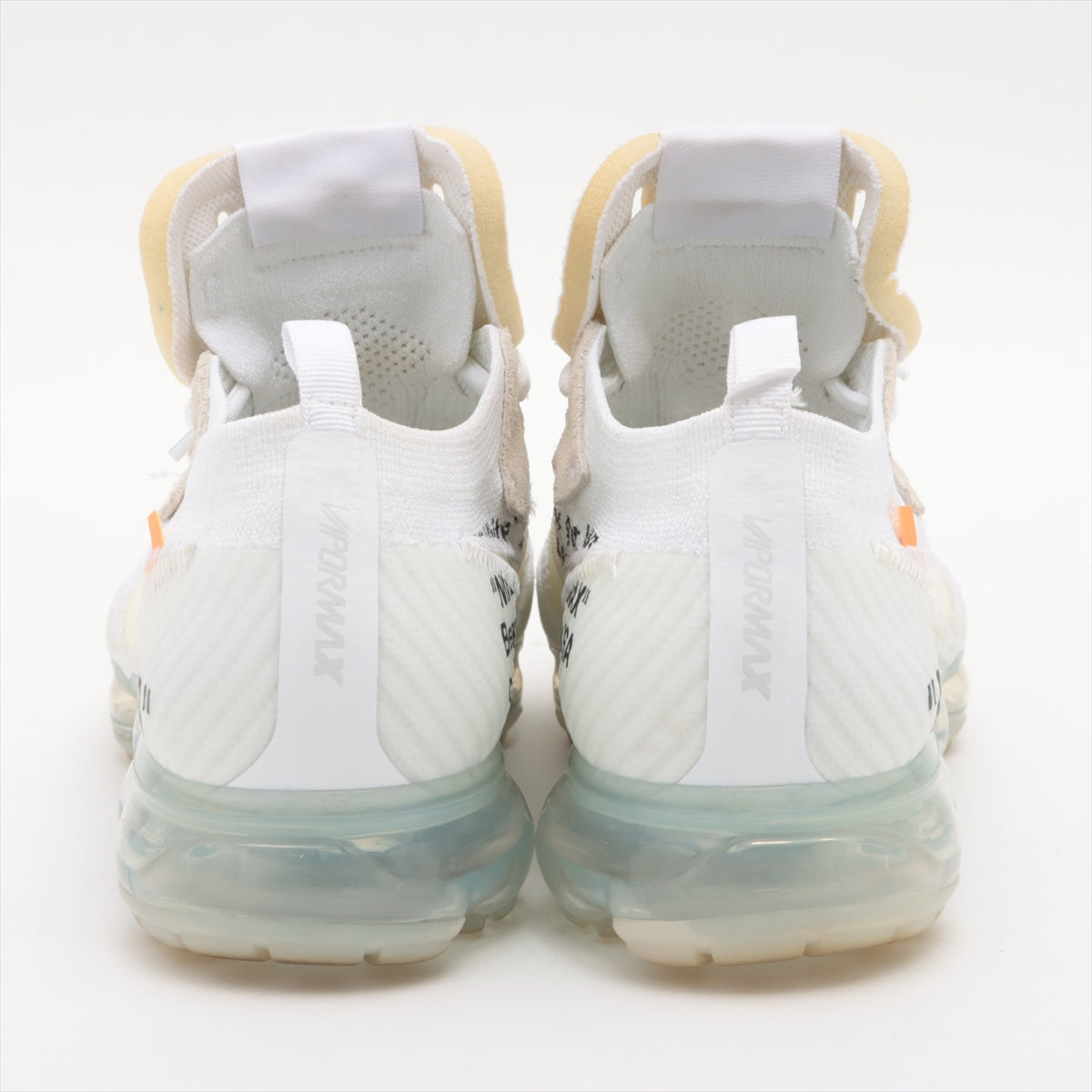 NIKE × OFF-WHITE AIR VAPORMAX Fabric Sneakers 27 Men's White THE 10 AA3831-100 There is a box