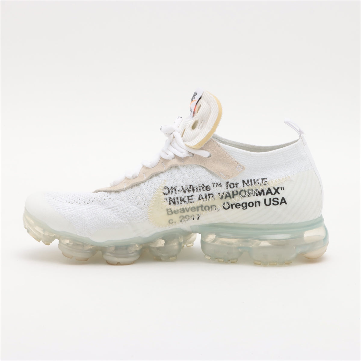 NIKE × OFF-WHITE AIR VAPORMAX Fabric Sneakers 27 Men's White THE 10 AA3831-100 There is a box