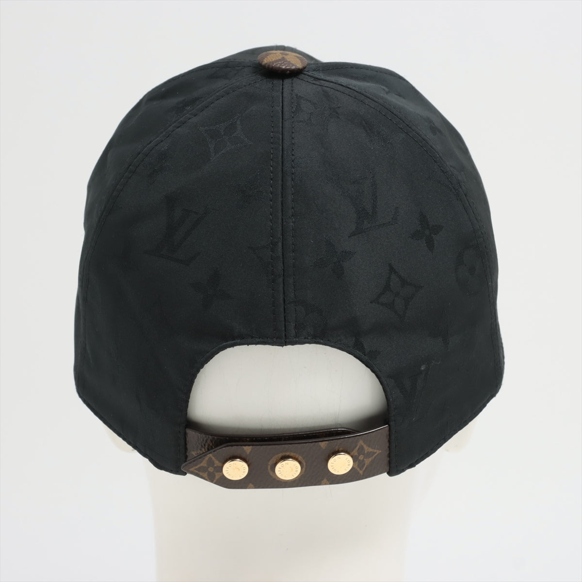 Louis Vuitton M76528 cap upa cap AL1220 Cap M Silk × Polyester Black × Brown