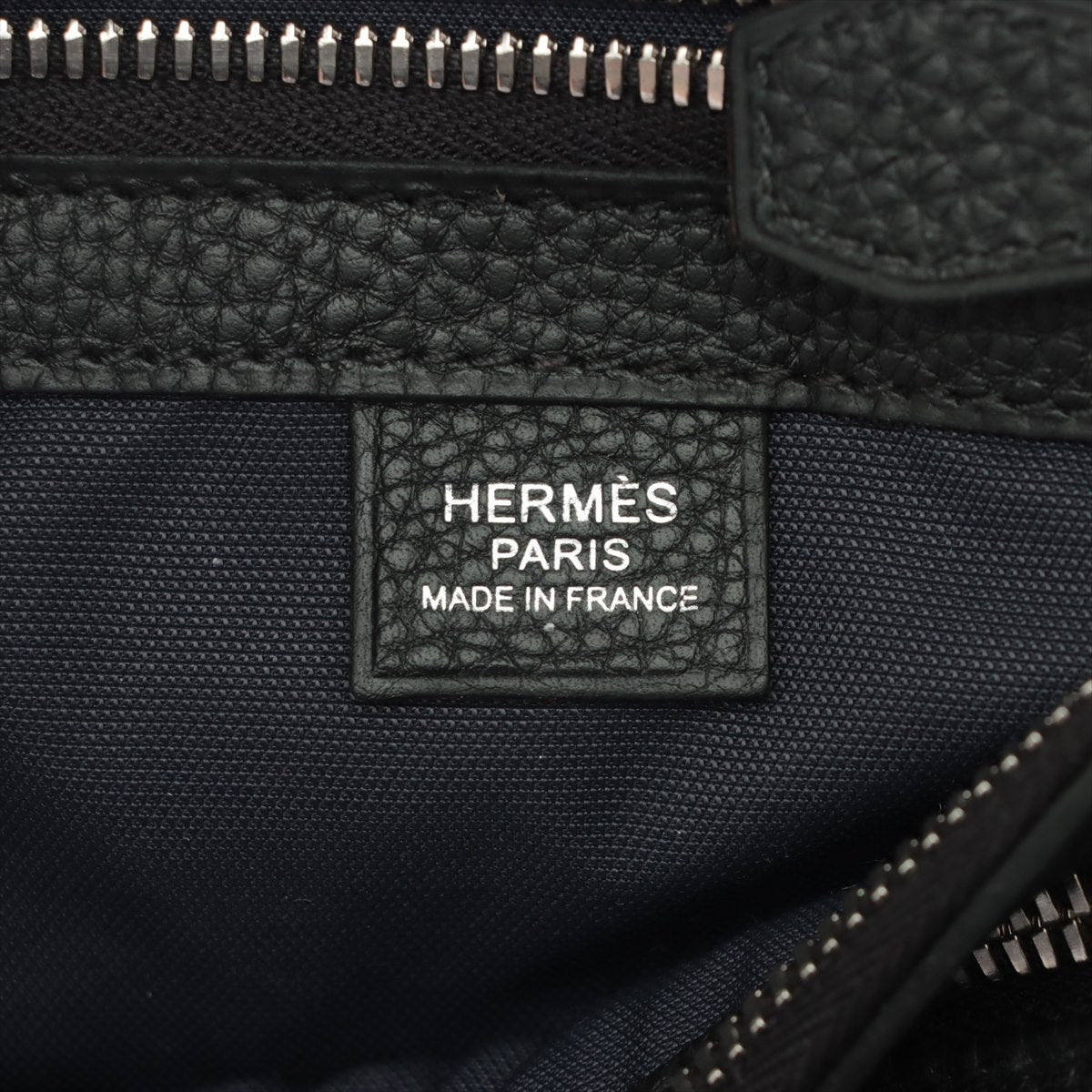 Hermès City Slide Cross PM Taurillon Cristobal Black Silver Metal fittings U: 2022
