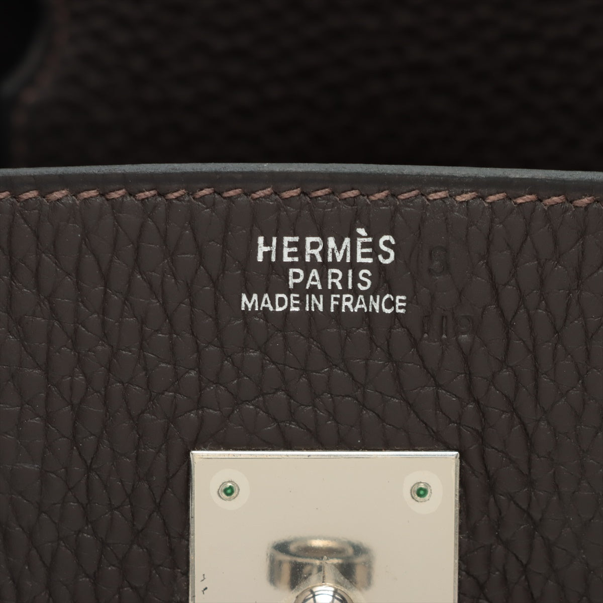 Hermès Birkin 30 Togo Chocolat Silver Metal fittings □H: 2004