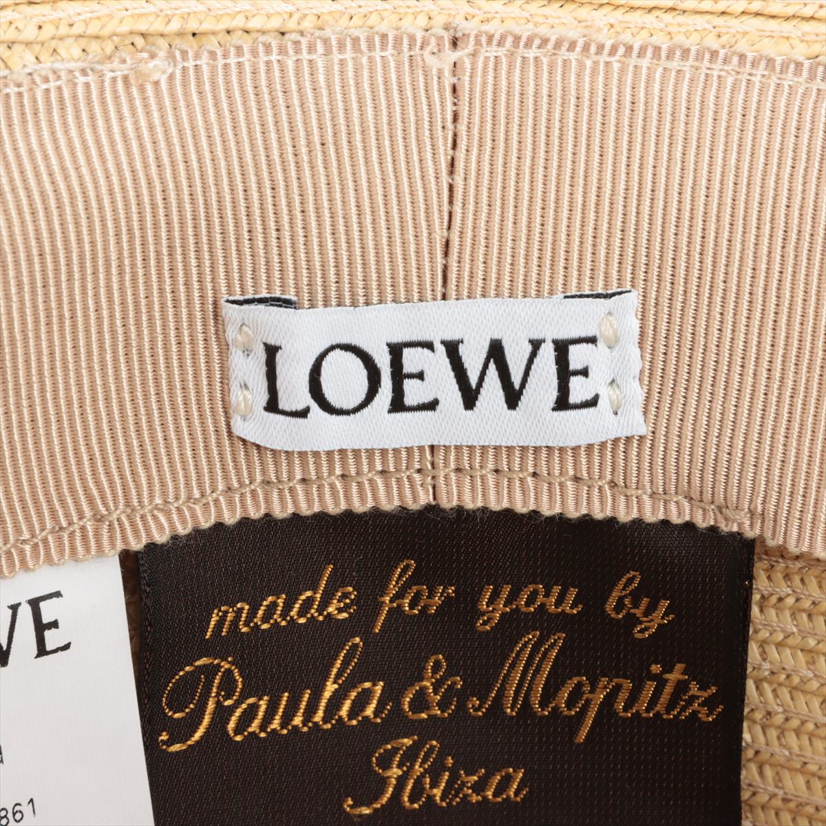 Loewe Hat 57 Straw Beige