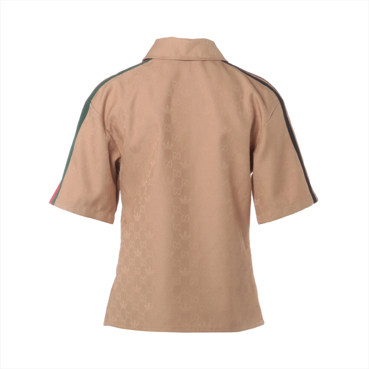 Gucci x adidas GG jacquard Polyester Shirt 36 Ladies' Beige  703004 Trefoil