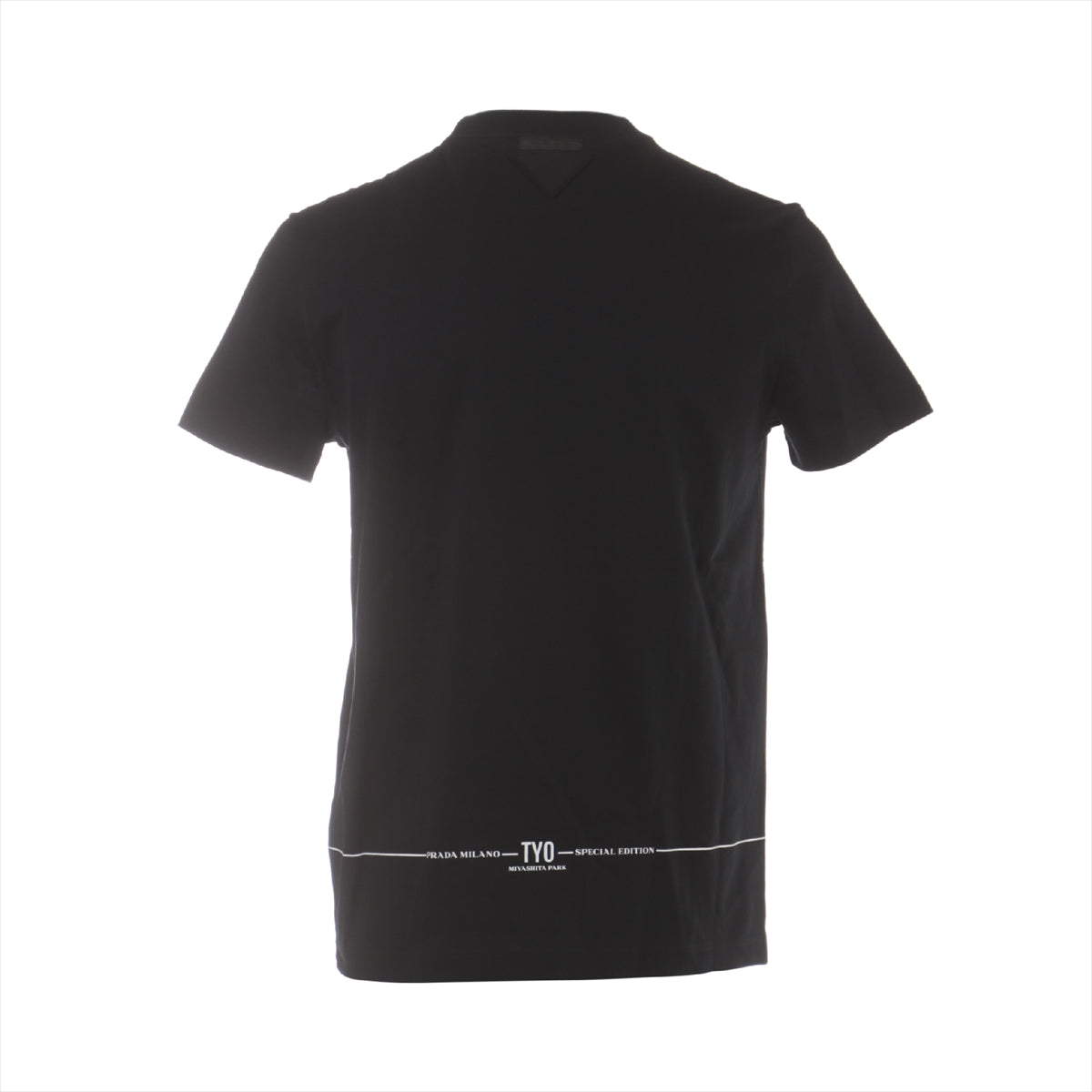 Prada 19AW Cotton T-shirt S Men's Black  UJN644