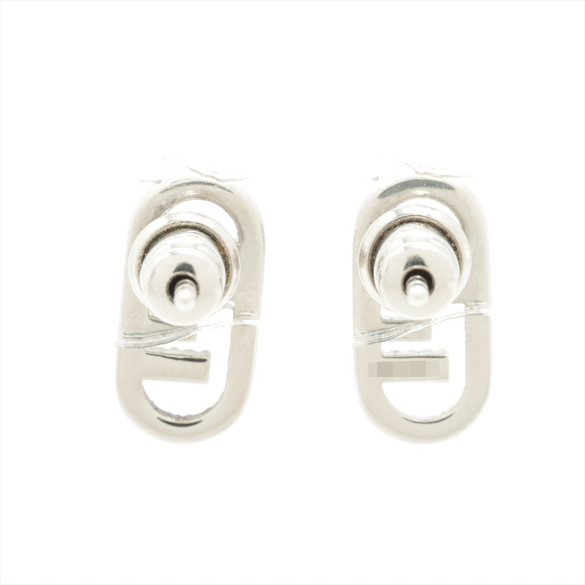 Fendi Auroc Piercing jewelry (for both ears) GP×inestone Silver