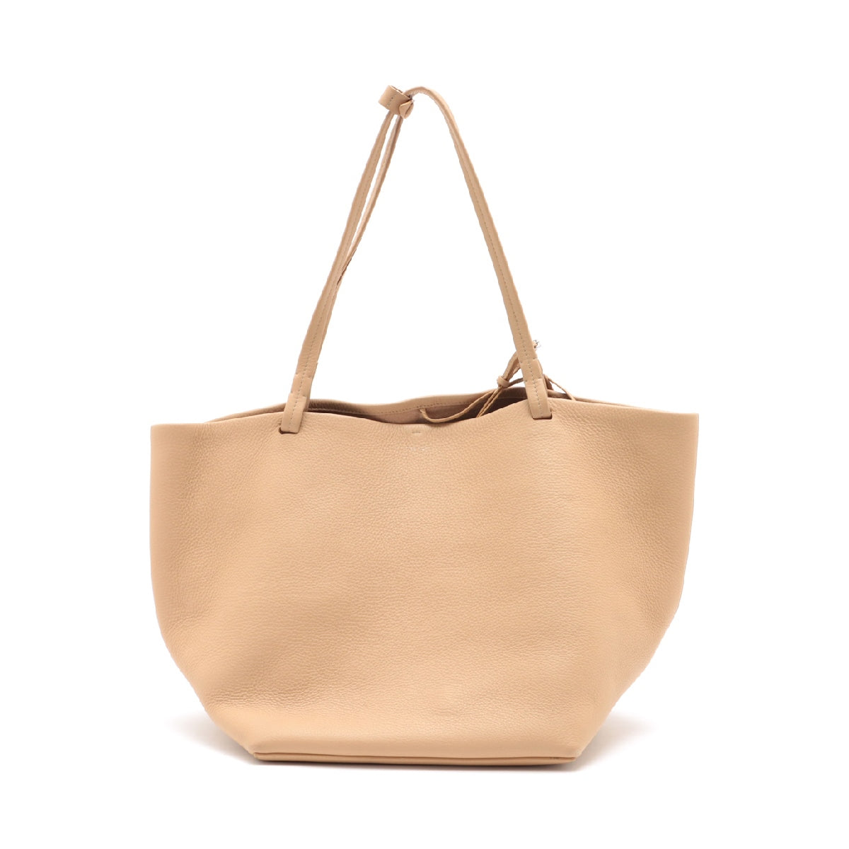 The Row Park tote three Leather Tote bag Beige