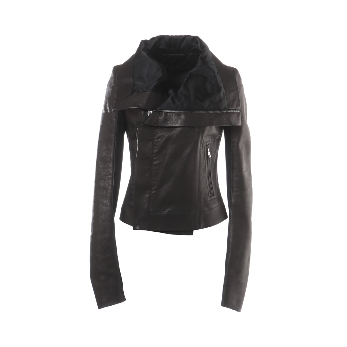 Rick Owens Leather Leather jacket IT40 Ladies' Black  RP16F2708-LCW