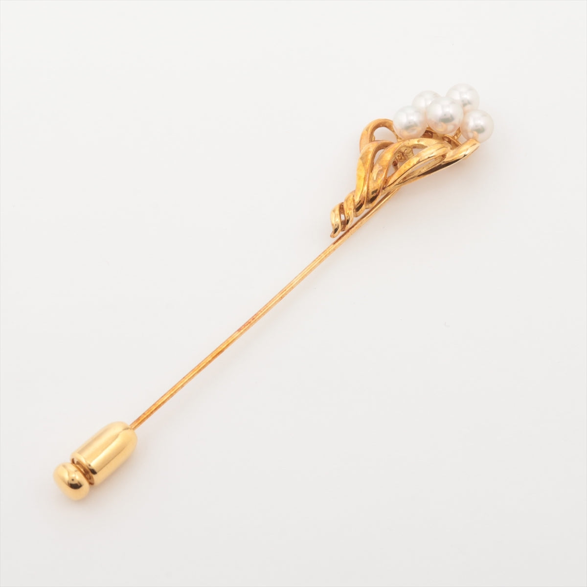 TASAKI Pearl Pin brooch K18(YG) 4.1g Approx. 4.0 to 4.5 mm