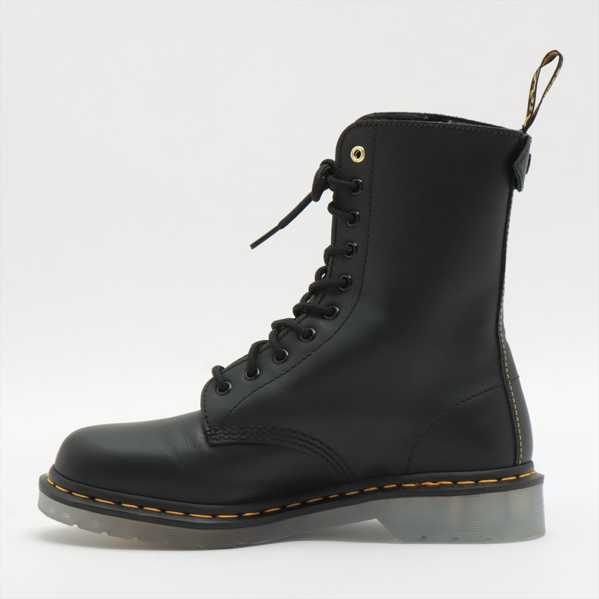 Dr. Martens x Yohji Yamamoto 22SS Leather Boots UK8 Men's Black 1490 Hidden Zip YY There is a box