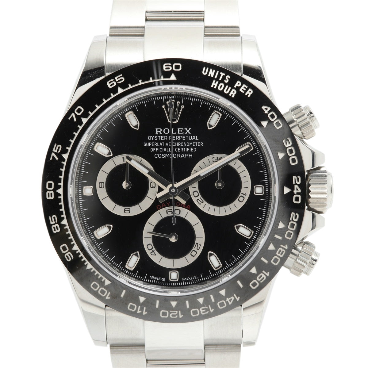 Rolex Cosmograph Daytona 116500LN SS AT Black-Face Extra Link 1