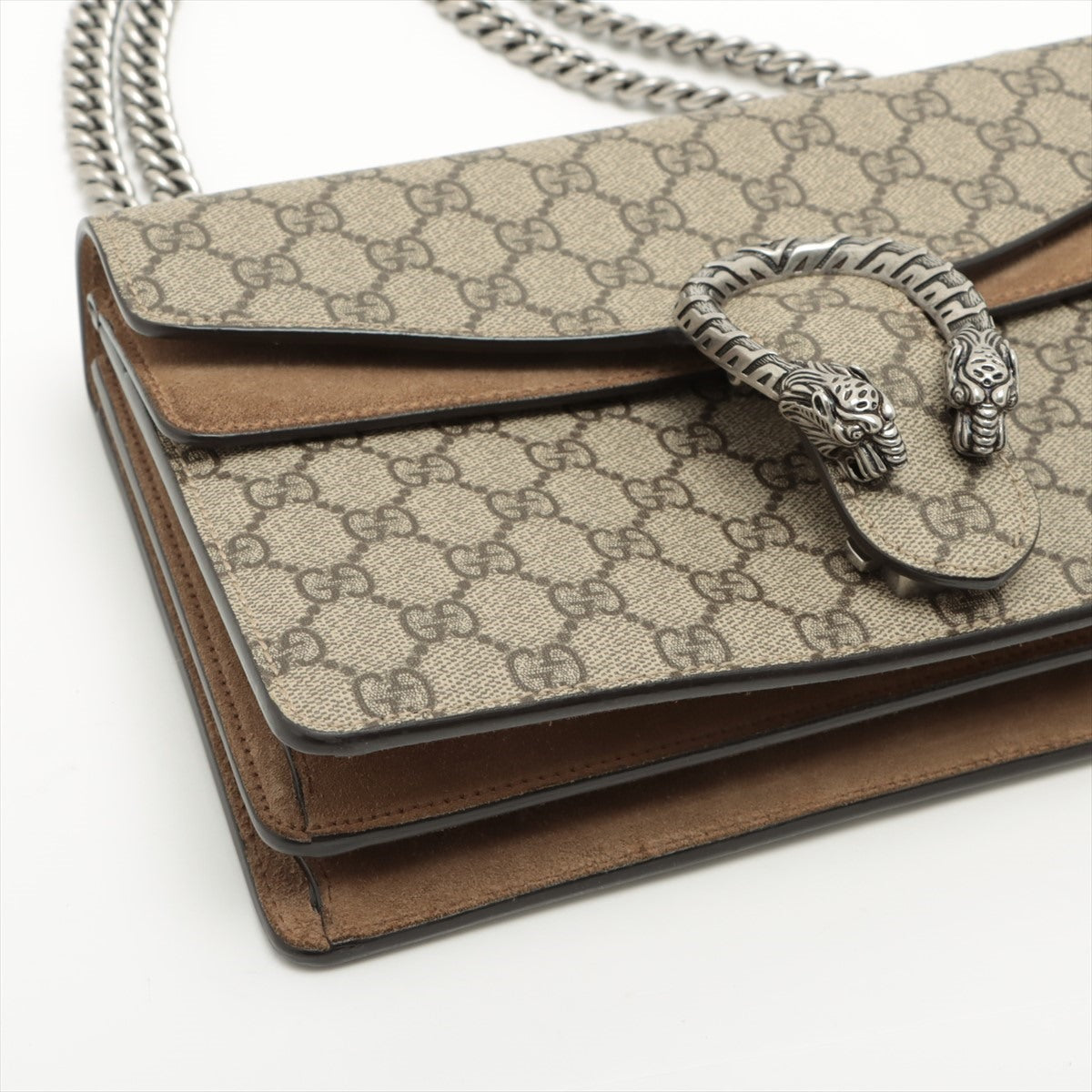 Gucci GG Supreme Dionysus Chain shoulder bag Beige 400249