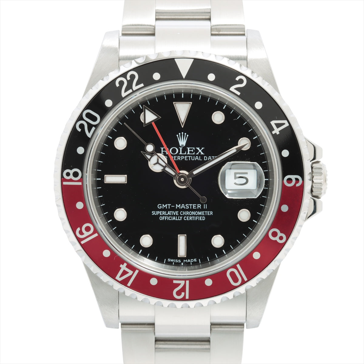 Rolex GMT Master Ⅱ 16710T D661087 SS AT Black-Face Extra Link 1