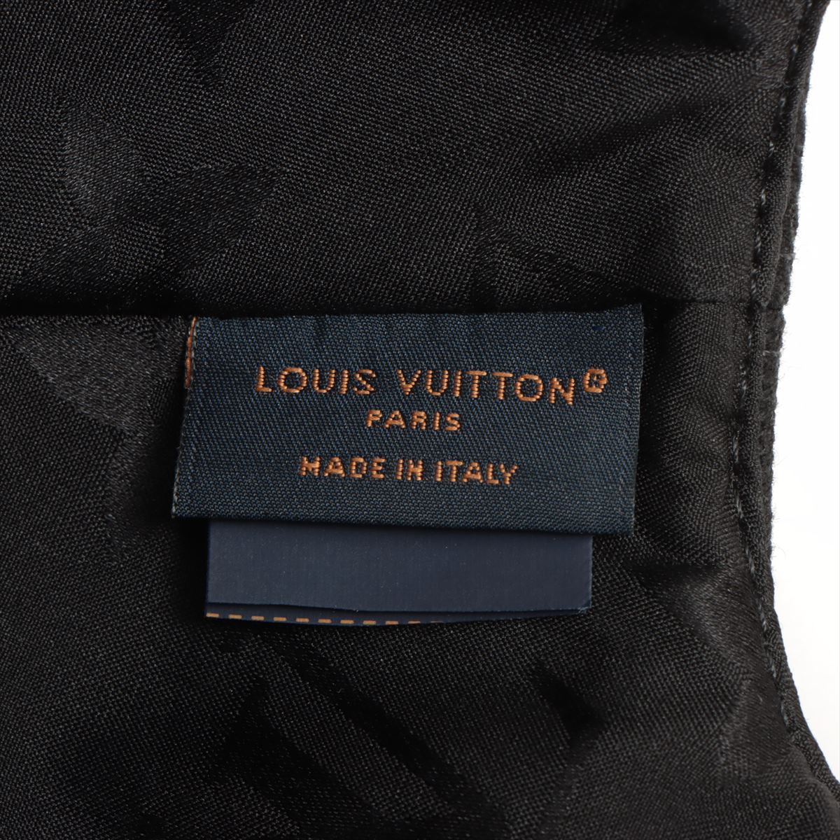 Louis Vuitton M7050M Kare LV Iconic AL5202 Cap M Rayon x cotton x silk Black