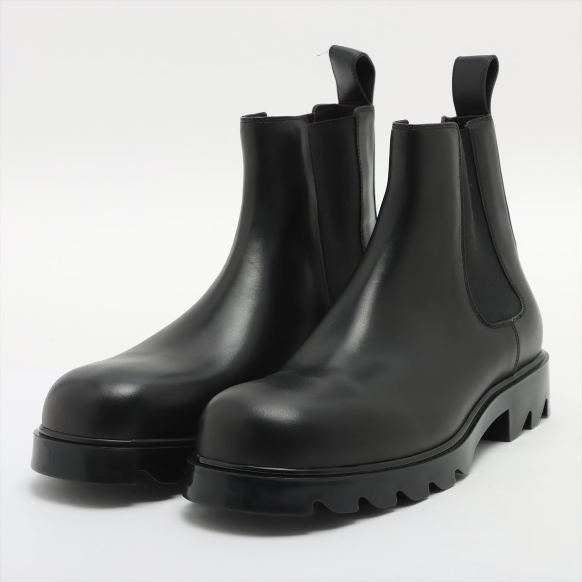 Bottega Veneta Leather Side Gore Boots 44 Men's Black STRUT ANKLE BOOTS