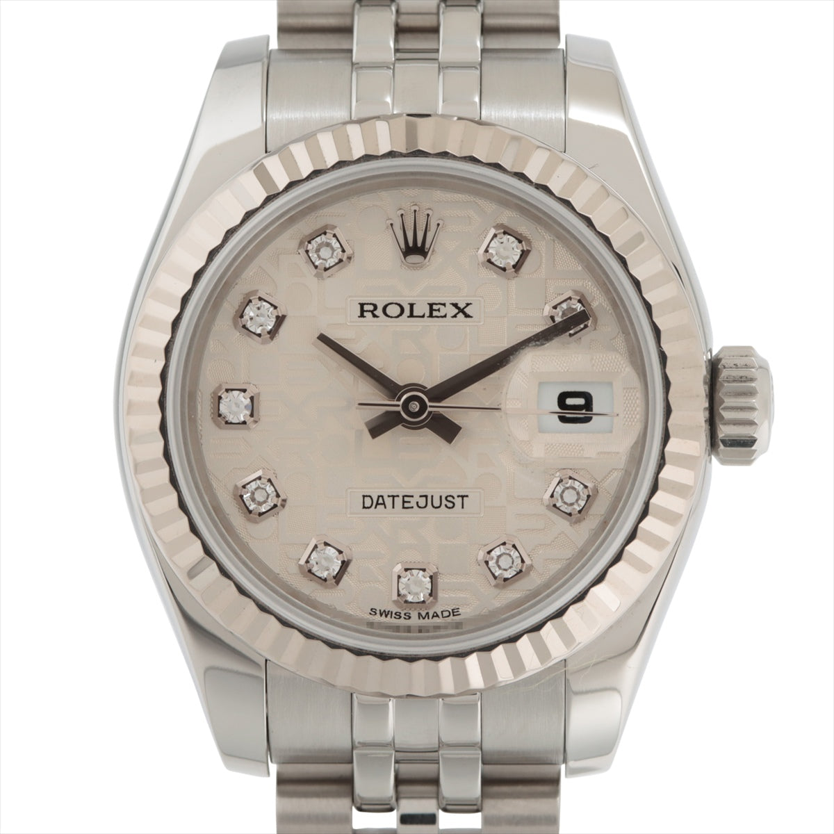 Rolex Datejust 179174G SS×WG AT Silver-Hlicon-Face