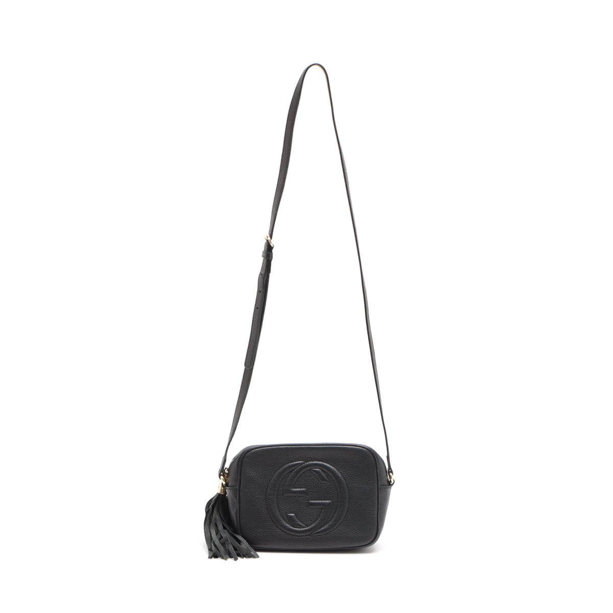 Gucci Soho Leather Shoulder bag Black 308364