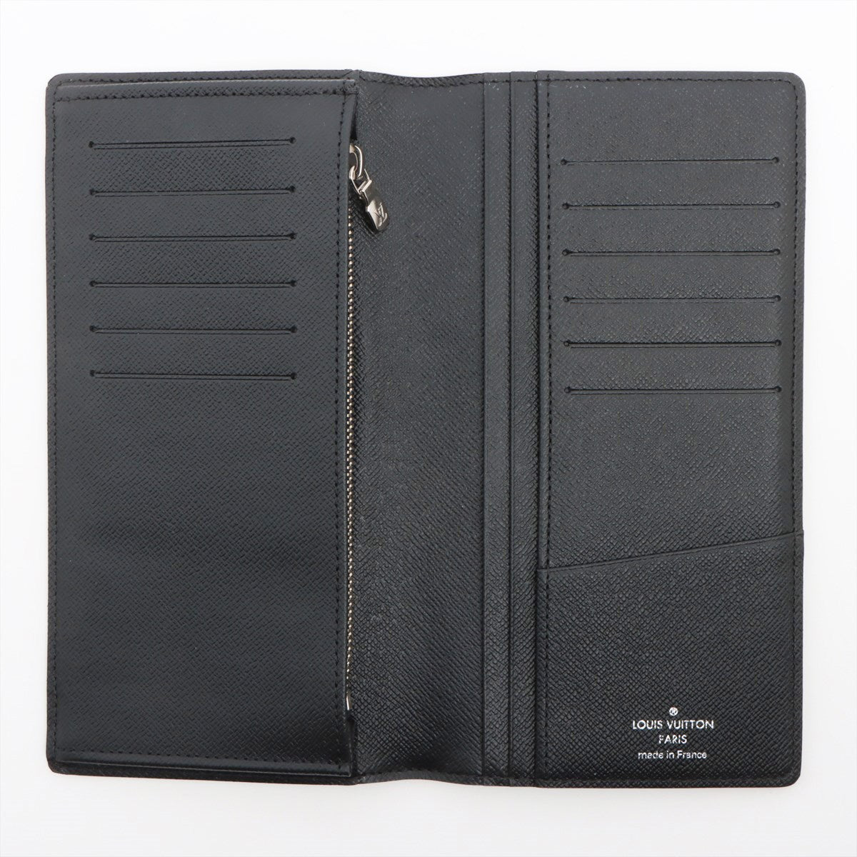 Louis Vuitton Damier Graphite Portefeuille Brazze N62665 Black Long wallets