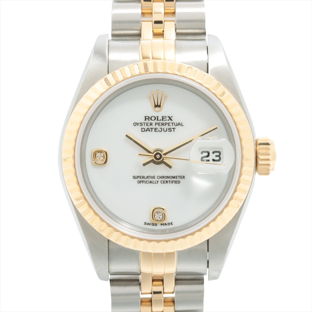 Rolex Datejust 79173 2BR SS×YG AT White-Face Extra Link 4