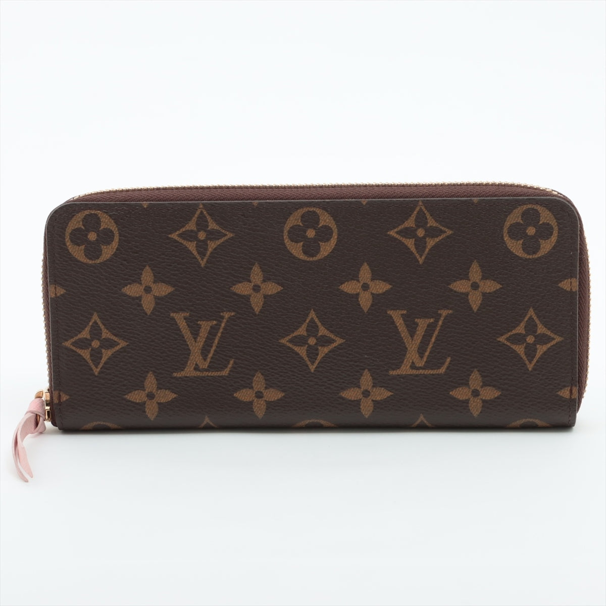 Louis Vuitton Monogram Wallet Clemence M61298 CA2185 Rose ballerine Round-Zip-Wallet