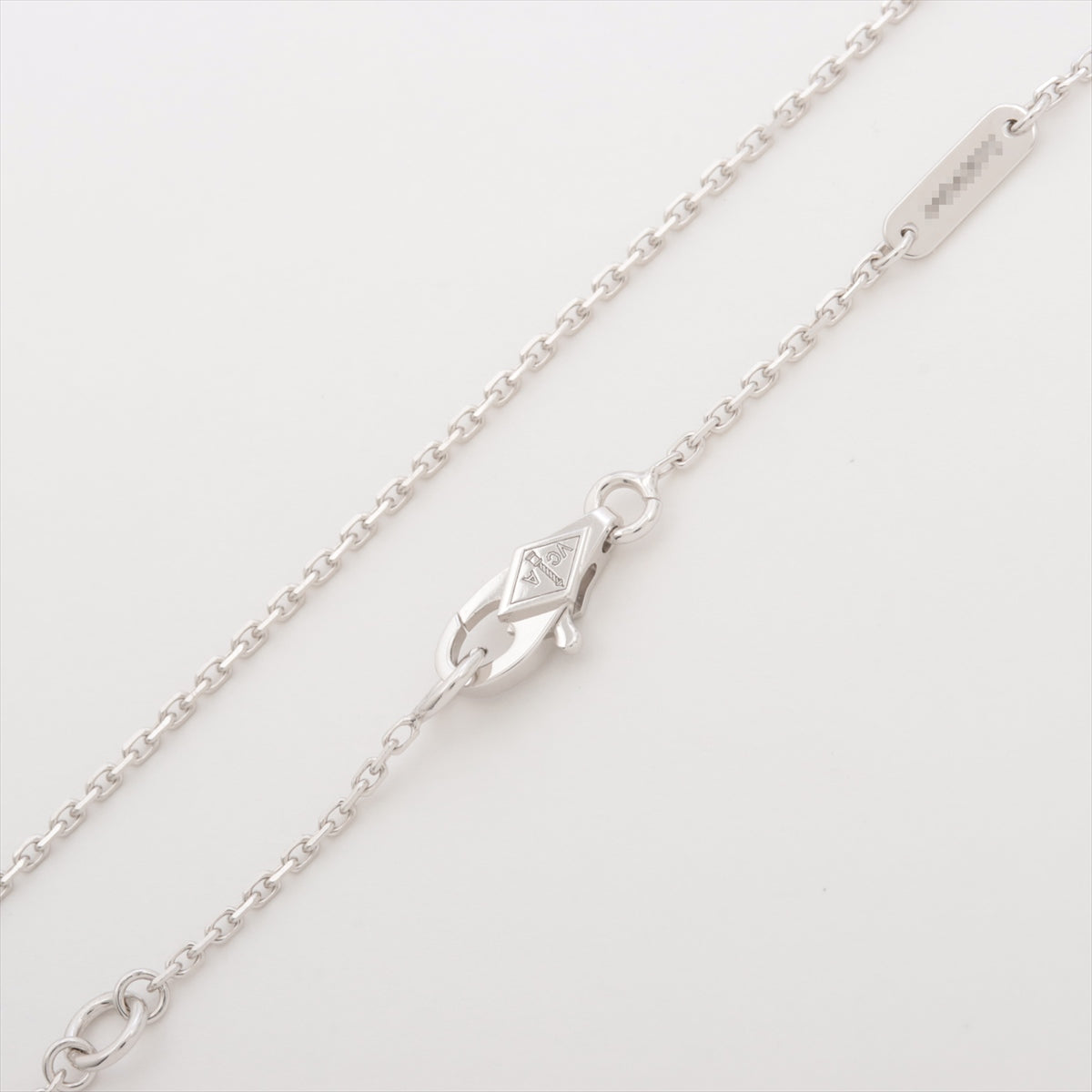 Van Cleef & Arpels Sweet Alhambra diamond Necklace 750(WG) 3.3g VCAR085900