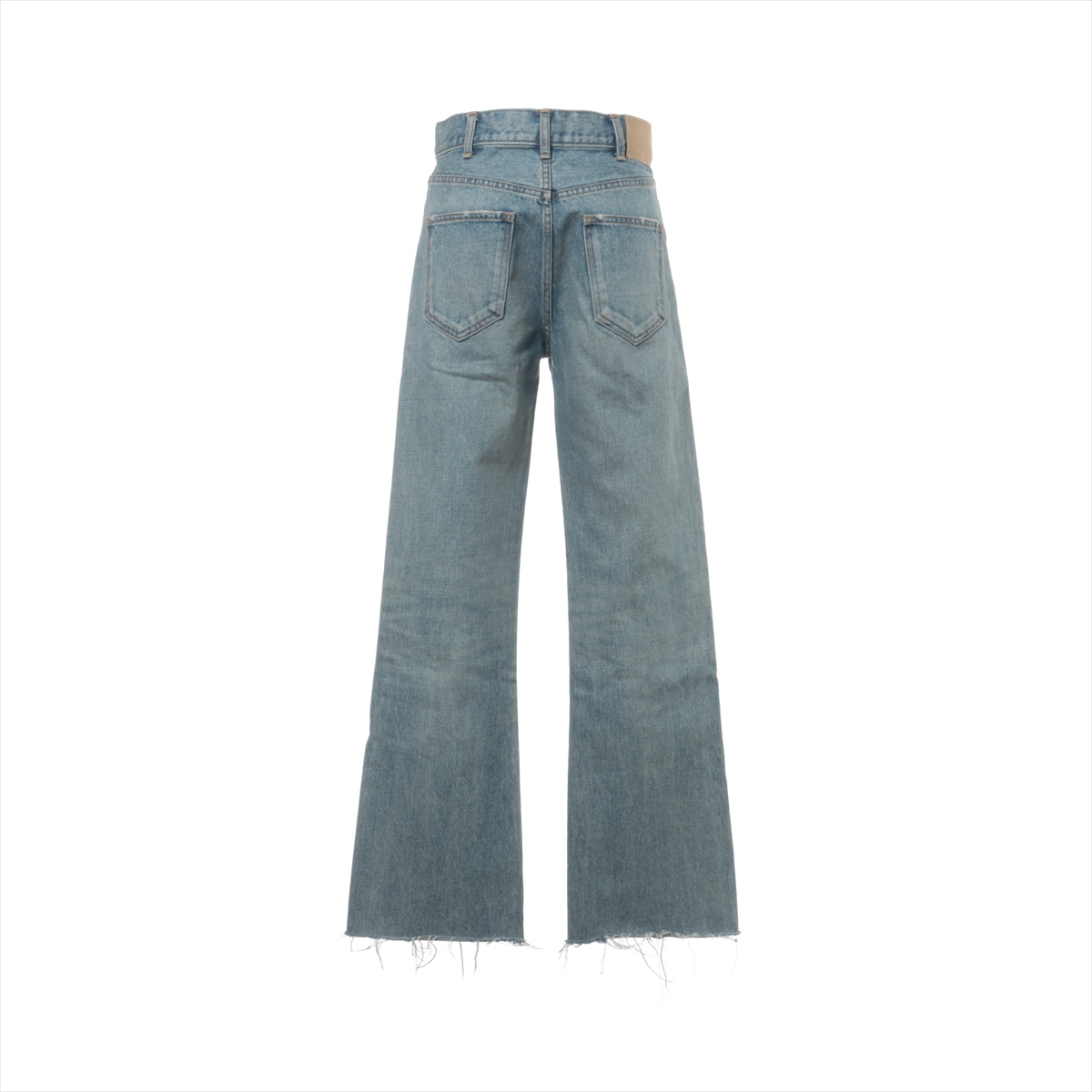 CELINE Cotton Denim pants 24 Ladies' Blue  N424 789D Wash processing