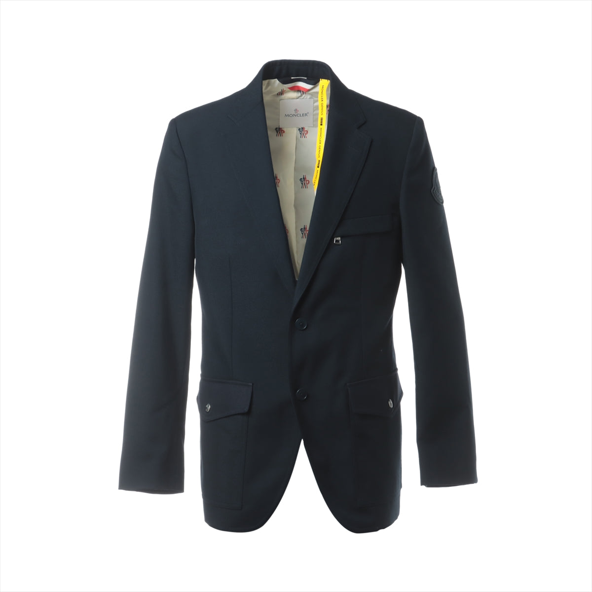Moncler Genius 18 years Wool & polyester Tailored jacket 3 Men's Navy blue  2 Moncler 1952 CREIL GIACCA