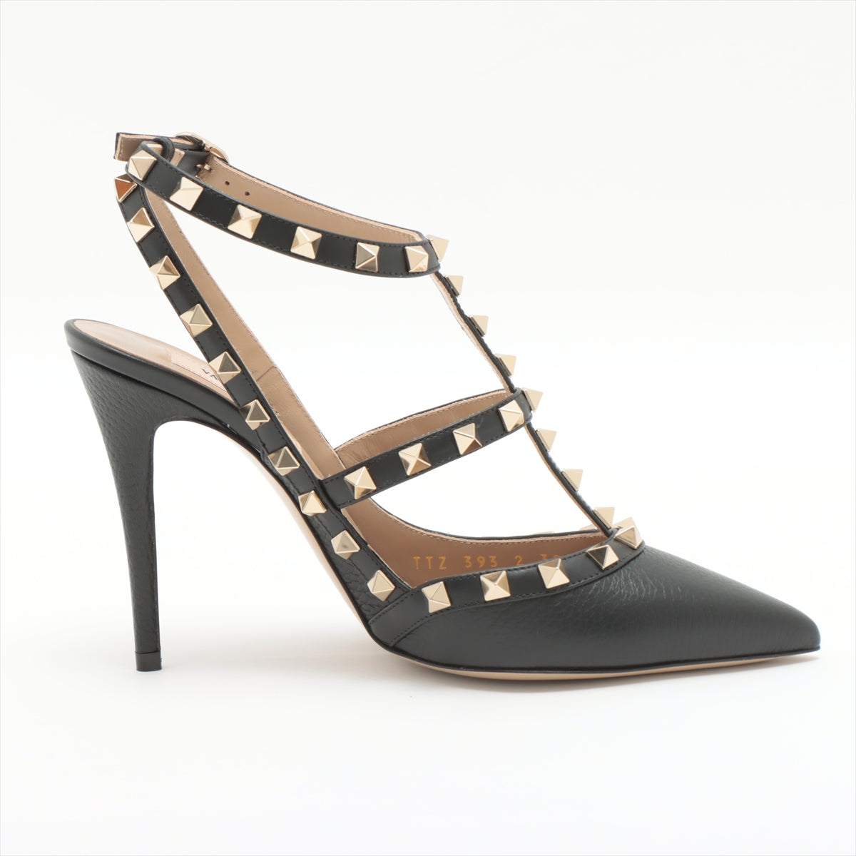 Valentino Garavani Rock Studs Leather Pumps 38 Ladies' Black box sack replacement studs There is a replacement lift