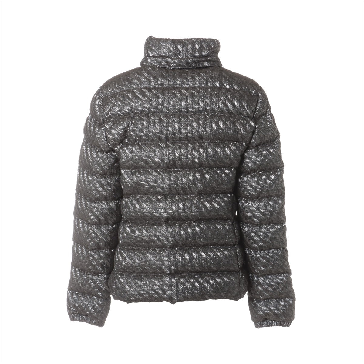 Moncler BADYF 16 years Cotton & polyester Down jacket 2 Ladies' Silver  Removable hood