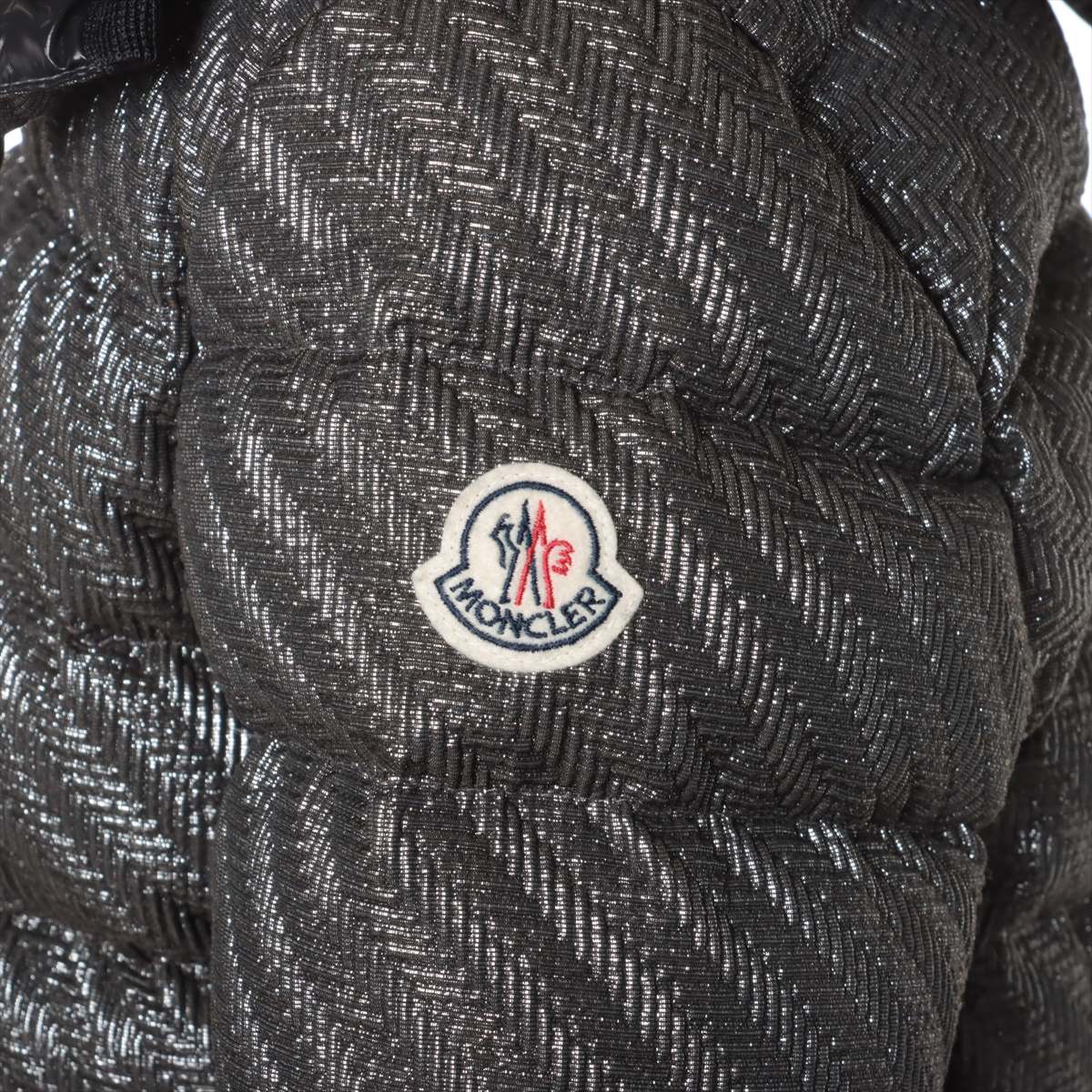 Moncler BADYF 16 years Cotton & polyester Down jacket 2 Ladies' Silver  Removable hood