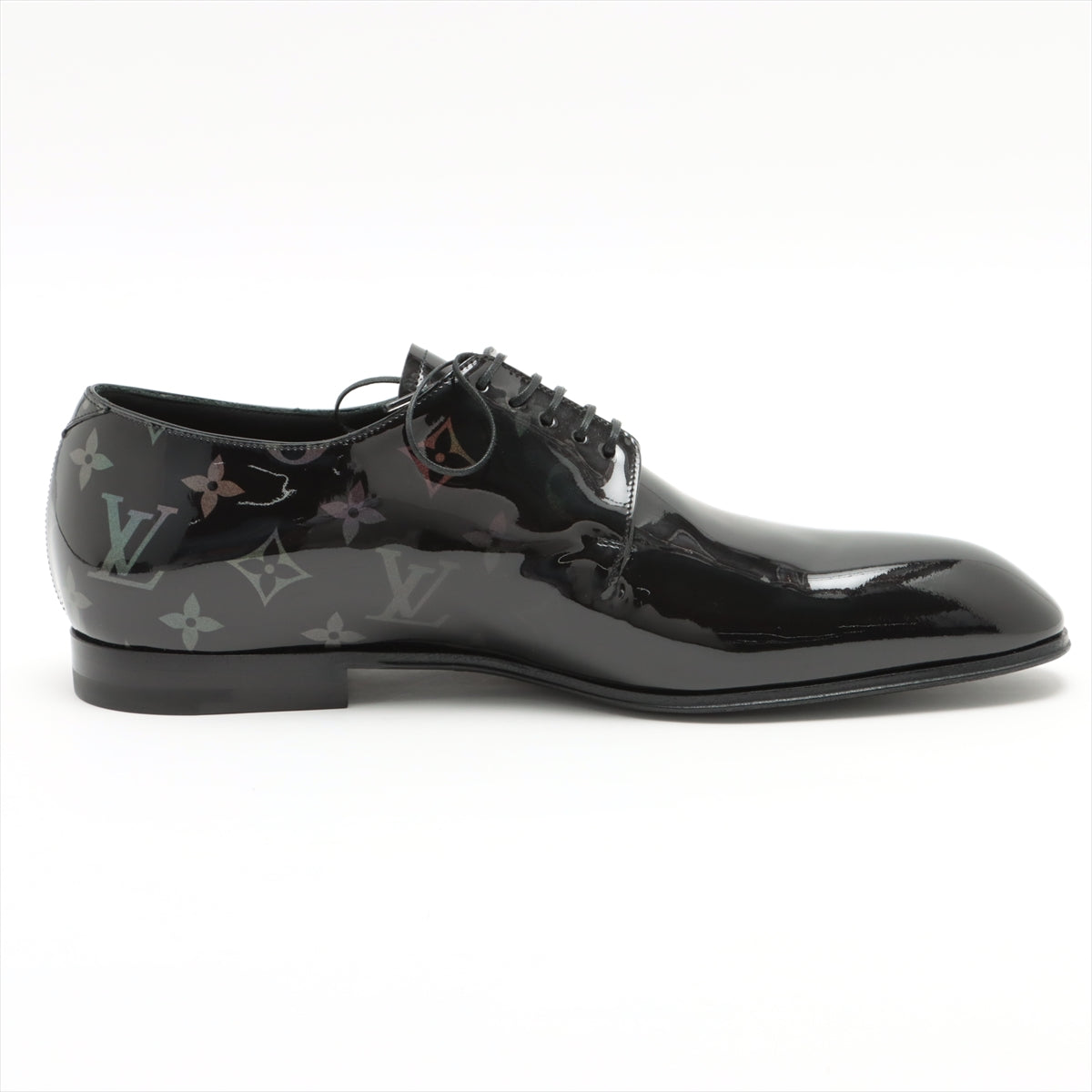 Louis Vuitton LV Vendôme line 19-year Patent leather Dress shoes 6 Men's Black MT1109 Monogram