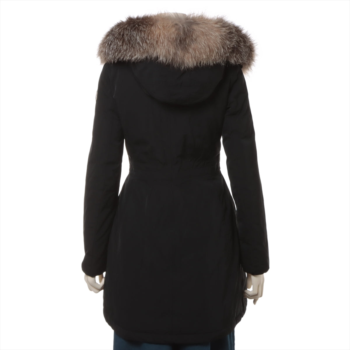 Moncler MONTICOLE 18 years Cotton & polyester Down coat 00 Ladies' Black  Removable fur