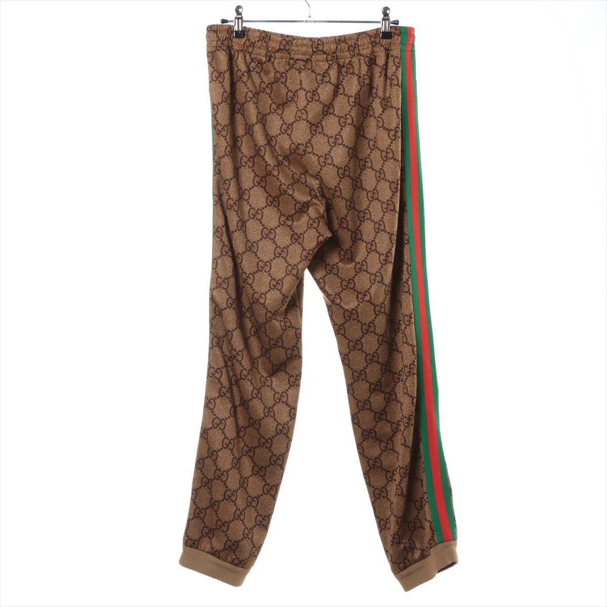 Gucci GG Cotton & polyester Track pants XS Men's Brown  523489 jogging pants
